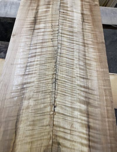 Heartwood maple burl wood