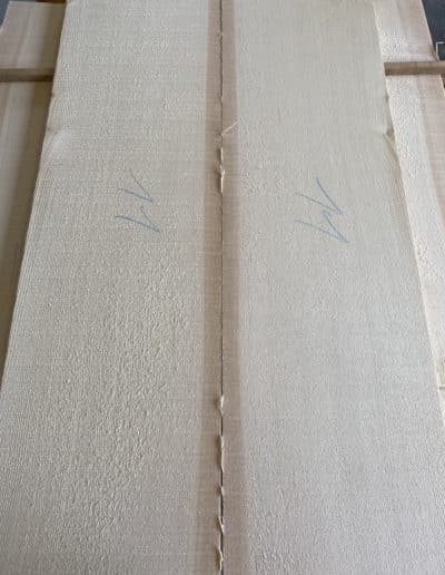 Nahaufnahme Fichtenholz Gitarrendecke
